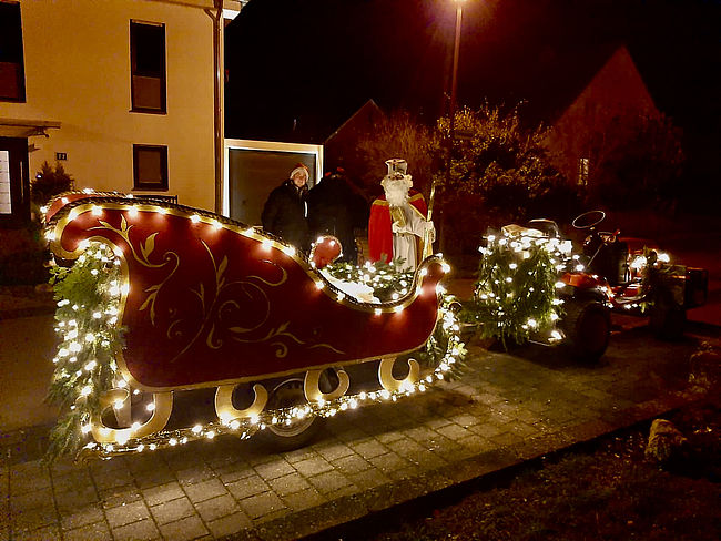 Nikolaus-Schlitten Schoden