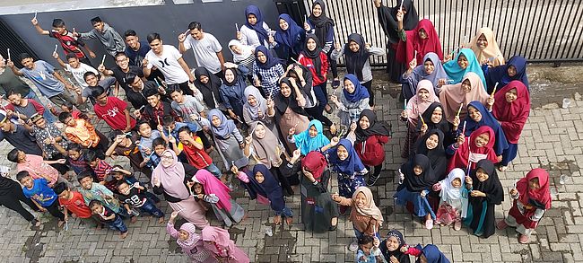 Strahlendes Lächeln