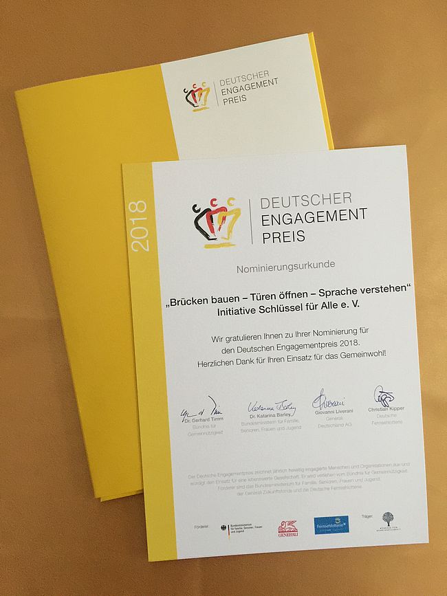 Brücken bauen - Türen öffnen - Sprache verstehen