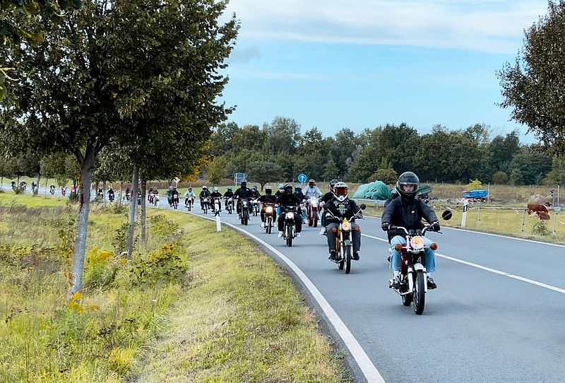 Große Ausfahrt durch die Gemeinde Muldestausee