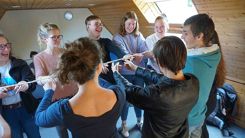 Die Scouts erlernen spielerisch die Beratungsarbeit.