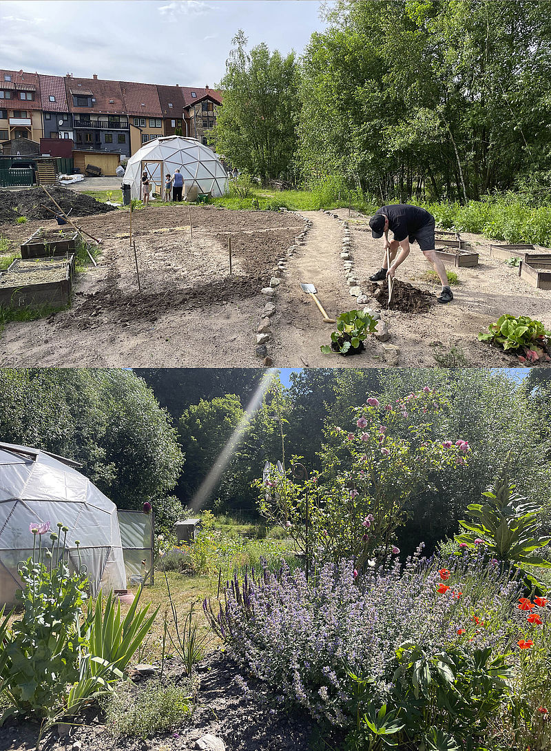 BUKS Garten auf einer ehemaligen Industirebrache