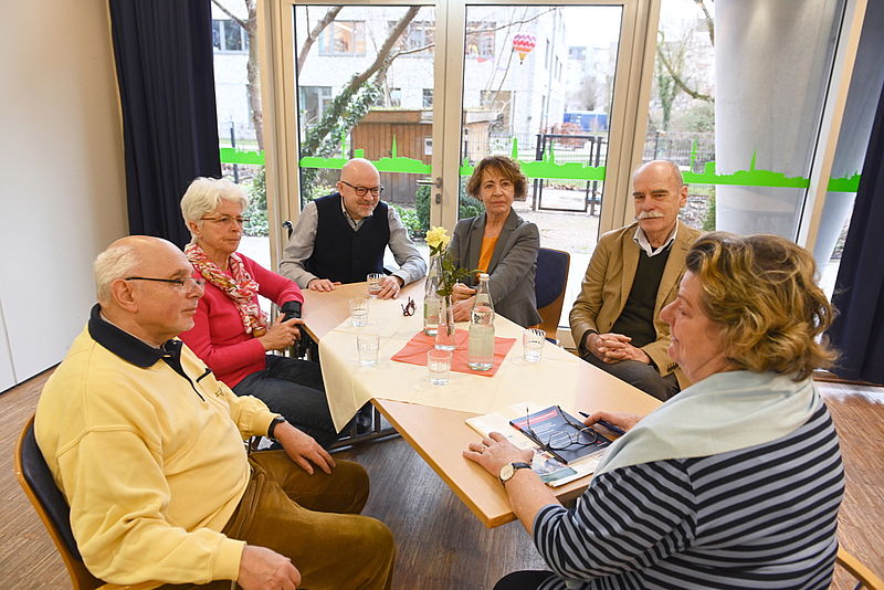 Wohnbeiratssitzung in einer Senioreneinrichtung