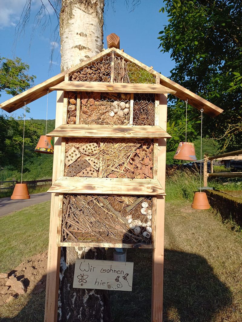 Erstellung des Insektenhotels