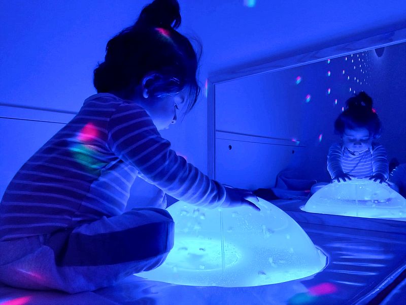 begleitete Förderung im Snoezelenraum