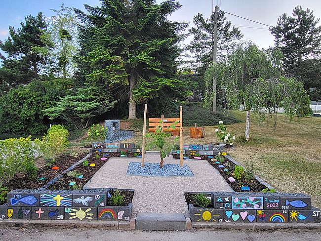 Kräuterspirale Kirf, Pfarreiengemeinschaft Serrig-Freudenburg