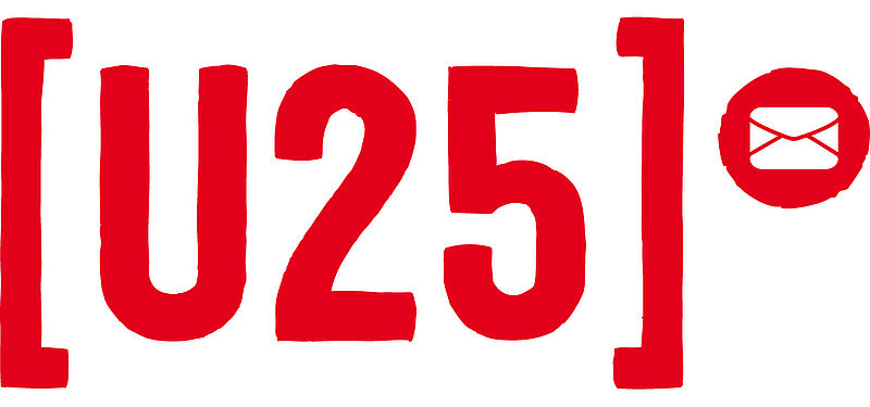 Doppellogo [U25] und Caritas