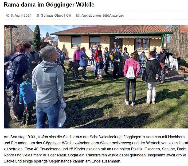 Rama Dama im Wäldle