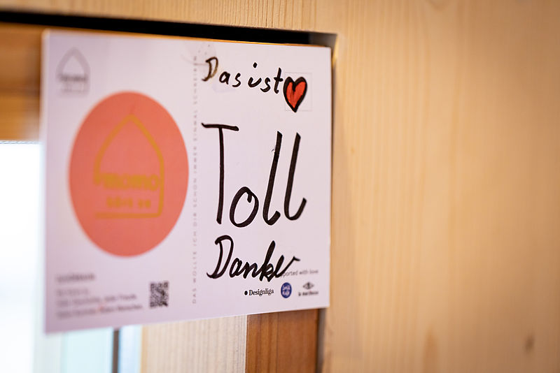 Geschenkte Postkarte von Justin (7 Jahre)