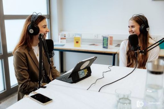 Aufnahme Podcast „Demokratie bedeutet für mich…“ am THG in Ludwigshafen am Rhein